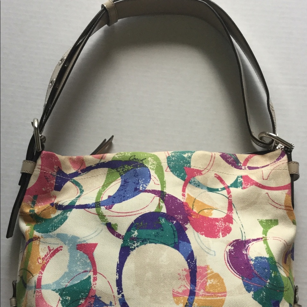 Coach multicolored shoulder bag
